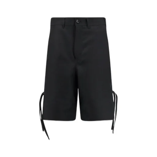 Comme Des GarÇOns Shirt Strap-Detailed Bermuda Shorts