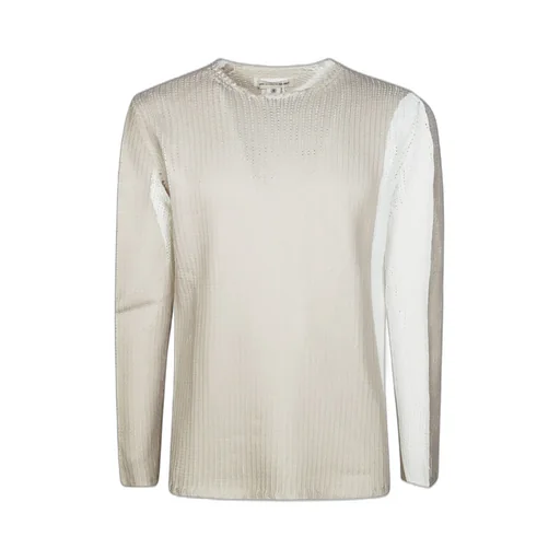 Comme Des GarÇOns Shirt Chunky-Knit Two-Toned Jumper