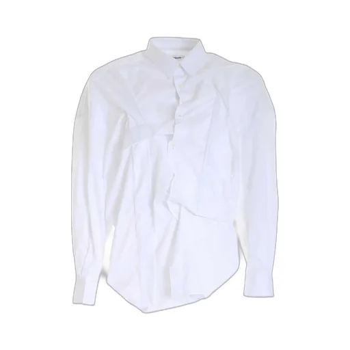 Comme Des GarÇOns Shirt Asymmetric Ruched Shirt