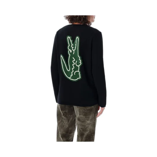 Comme Des GarÇOns Shirt X Lacoste Crewneck Knitted Jumper
