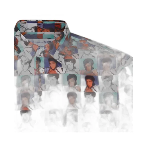 Comme Des GarÇOns Shirt Graphic Printed Buttoned Shirt