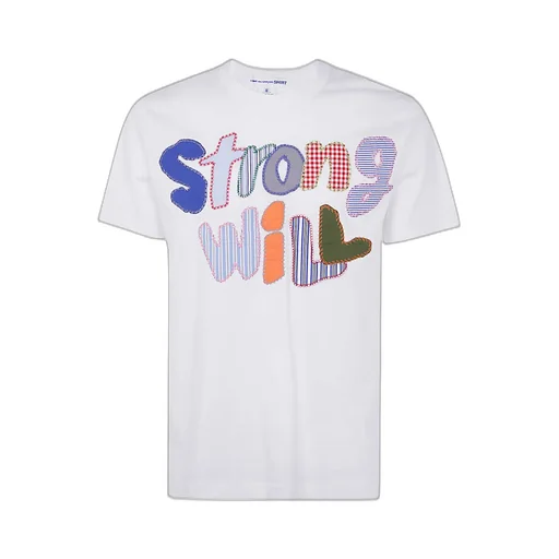 Comme Des GarÇOns Shirt Strong Will Stitched T-Shirt