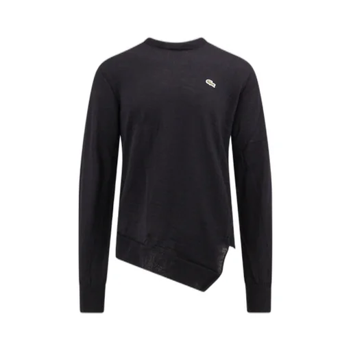 Comme Des GarÇOns Shirt X Lacoste Logo Patch Crewneck Jumper