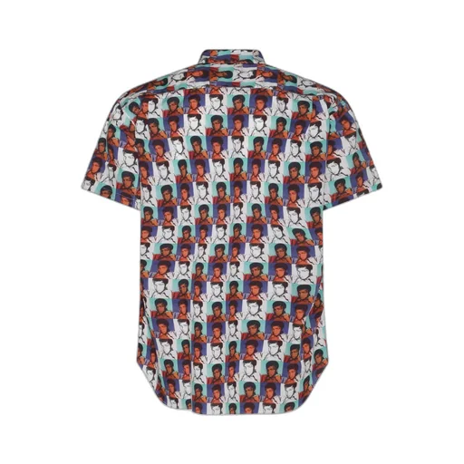 Comme Des GarÇOns Shirt Graphic Printed Buttoned Shirt