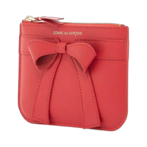 Comme Des GarÇOns Wallet Big Bow Zipped Purse