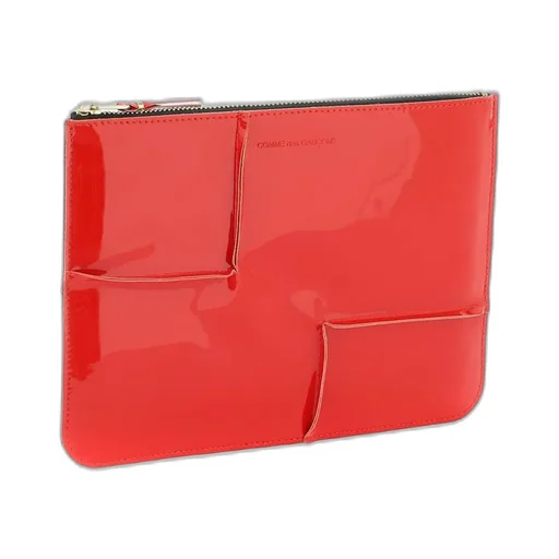 Comme Des GarÇOns Wallet Cdg Reversed Hem Serie Zipped Pouch