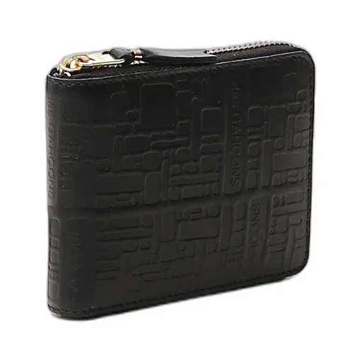 Comme Des GarÇOns Wallet Embossed Zip Around Wallet