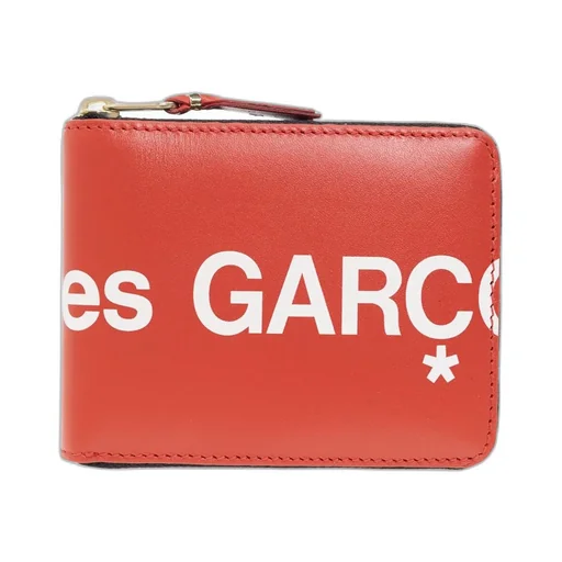 Comme Des GarÇOns Wallet Logo Printed Zip-Around Bi-Fold Wallet