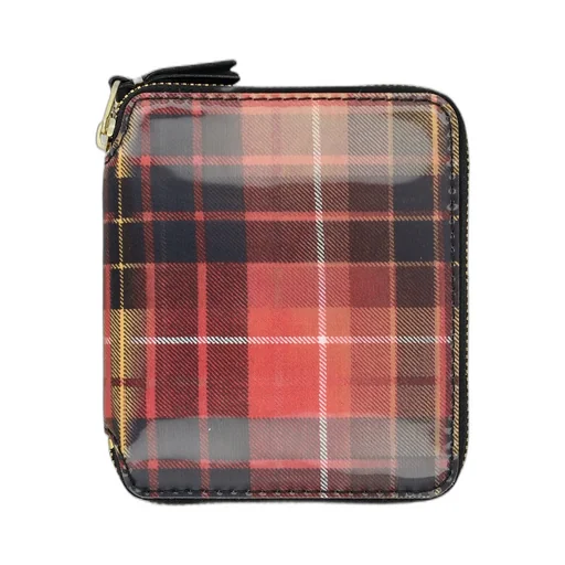 Comme Des GarÇOns Wallet Checked Zipped Wallet