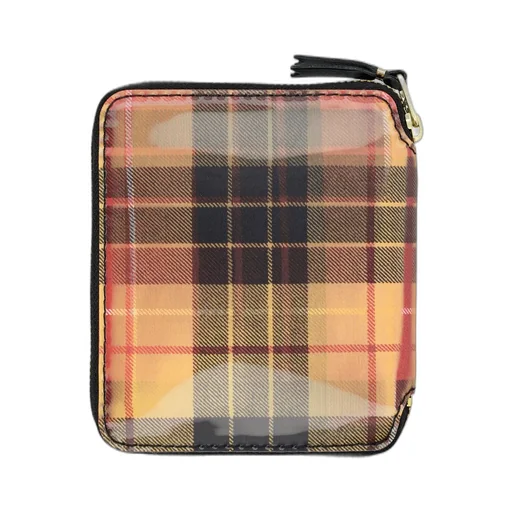 Comme Des GarÇOns Wallet Checked Zipped Wallet