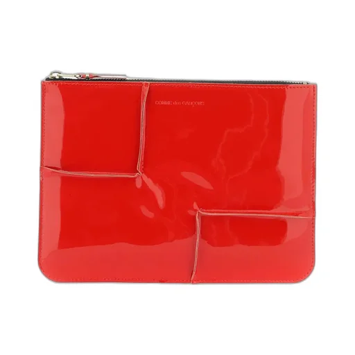 Comme Des GarÇOns Wallet Cdg Reversed Hem Serie Zipped Pouch