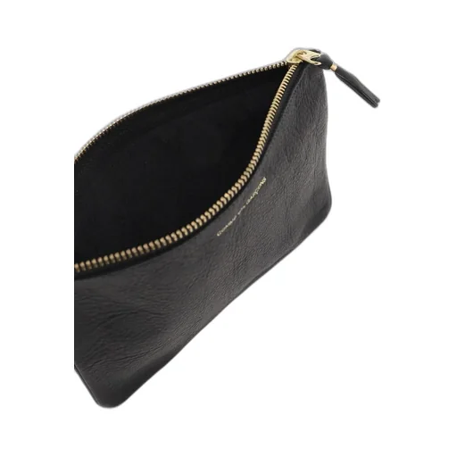 Comme Des GarÇOns Wallet Logo Printed Zip-Up Pouch