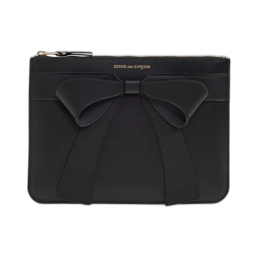Comme Des GarÇOns Wallet Big Bow Zipped Purse