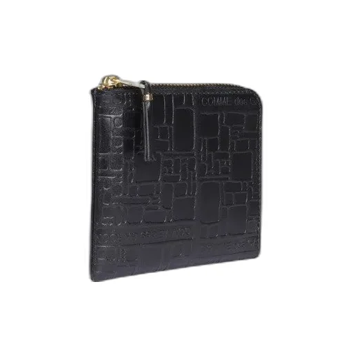 Comme Des GarÇOns Wallet Embossed Compact Wallet