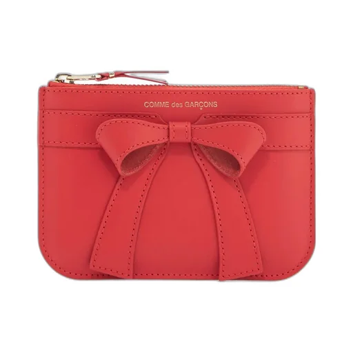 Comme Des GarÇOns Wallet Big Bow Zipped Purse