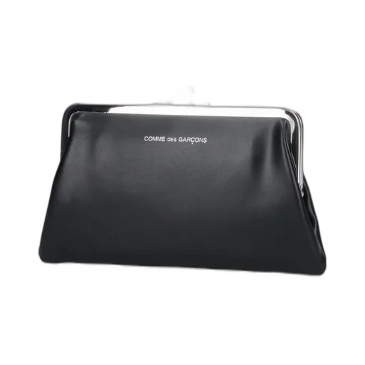 Comme Des GarÇOns Wallet Logo-Printed Kiss-Clasp Purse