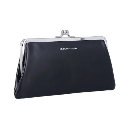 Comme Des GarÇOns Wallet Logo-Printed Kiss-Clasp Purse