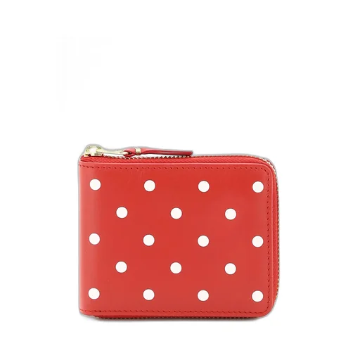 Comme Des GarÇOns Wallet Dot Printed Zip-Around Wallet