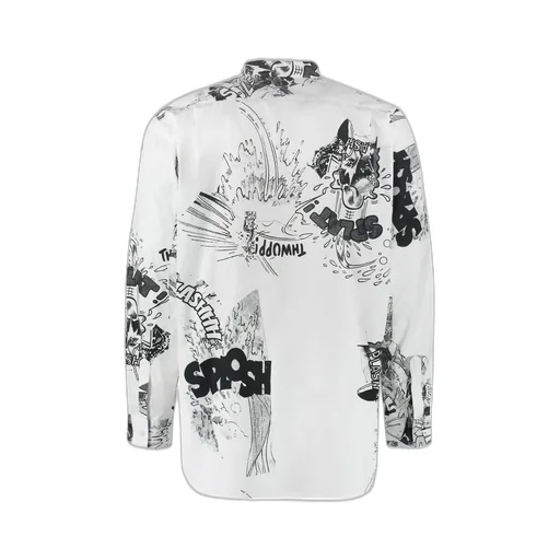 Comme Des GarÇOns Shirt Graphic Printed Buttoned Shirt