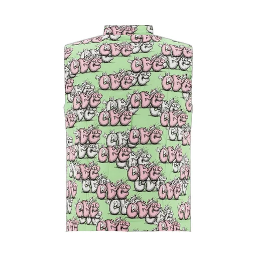 Comme Des GarÇOns Shirt X Kaws Printed Padded Gilet