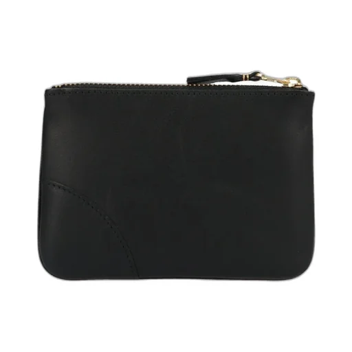 Comme Des GarÇOns Wallet Logo Printed Zipped Cardholder