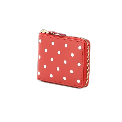 Comme Des GarÇOns Wallet Dot Printed Zip-Around Wallet