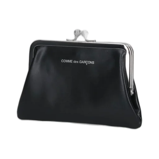 Comme Des GarÇOns Wallet Logo-Printed Kiss-Clasp Purse