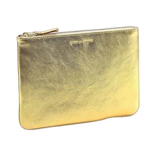Comme Des GarÇOns Wallet Classic Logo Printed Pouch