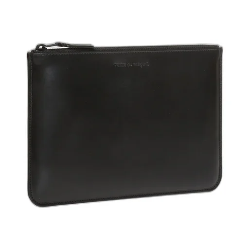 Comme Des GarÇOns Wallet Logo Embossed Zipped Wallet