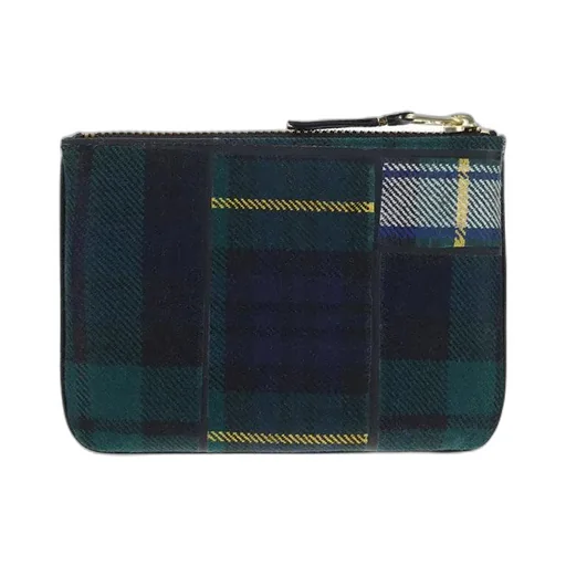 Comme Des GarÇOns Wallet Tartan Zip-Up Wallet