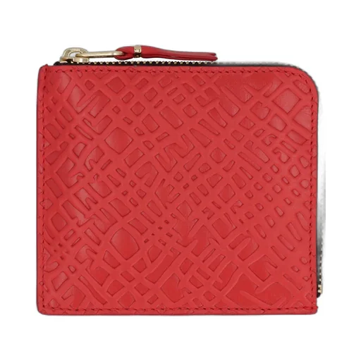 Comme Des GarÇOns Wallet All-Over Embossed Detail Wallet