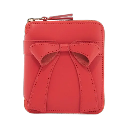 Comme Des GarÇOns Wallet Big Bow Zipped Wallet