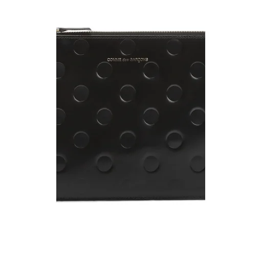 Comme Des GarÇOns Wallet Dot Embossed Zipped Wallet
