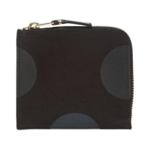 Comme Des GarÇOns Wallet Polka Dot Printed Zipped Wallet