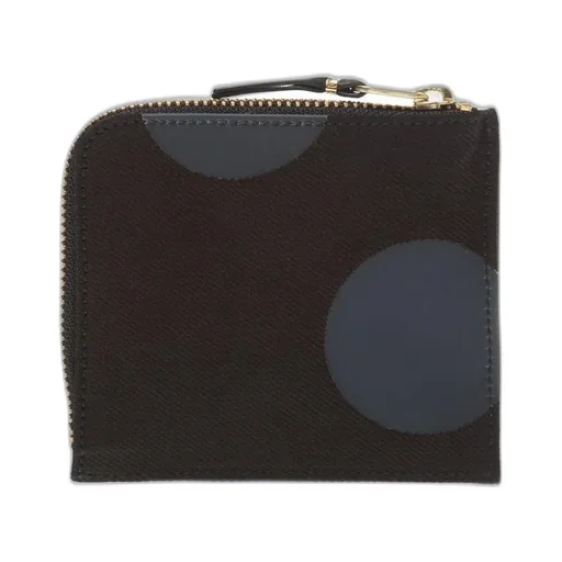 Comme Des GarÇOns Wallet Polka Dot Printed Zipped Wallet