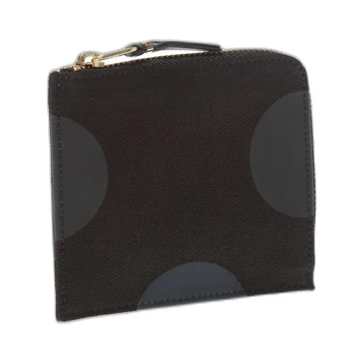 Comme Des GarÇOns Wallet Polka Dot Printed Zipped Wallet