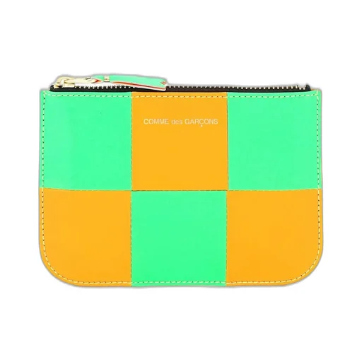Comme Des GarÇOns Wallet Fluo Squares Wallet