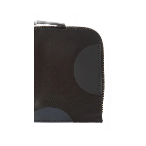 Comme Des GarÇOns Wallet Polka Dot Printed Zipped Wallet