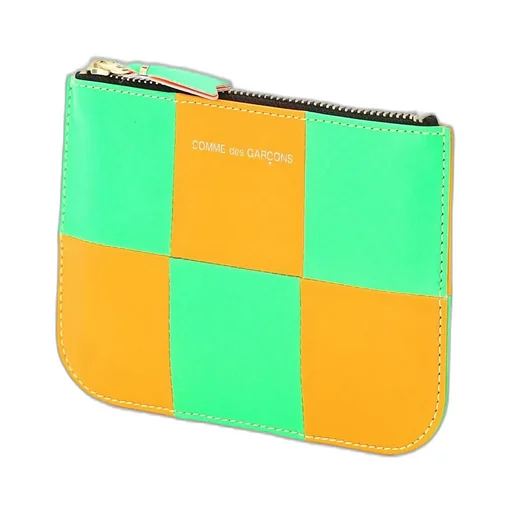 Comme Des GarÇOns Wallet Fluo Squares Wallet