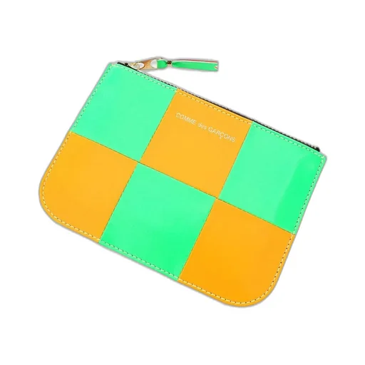 Comme Des GarÇOns Wallet Fluo Squares Wallet