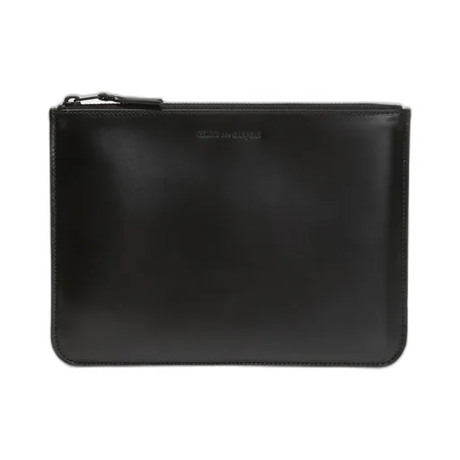 Comme Des GarÇOns Wallet Logo Embossed Zipped Wallet