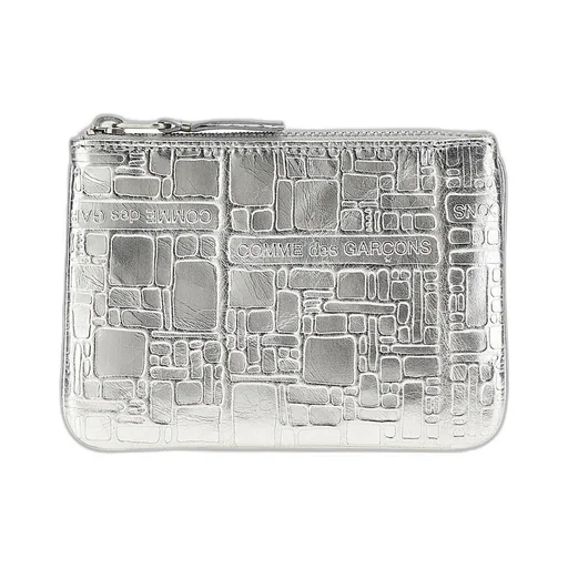 Comme Des GarÇOns Wallet Logo Embossed Zipped Wallet