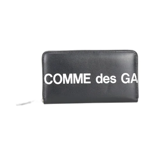 Comme Des GarÇOns Wallet Logo Printed Zipped Wallet