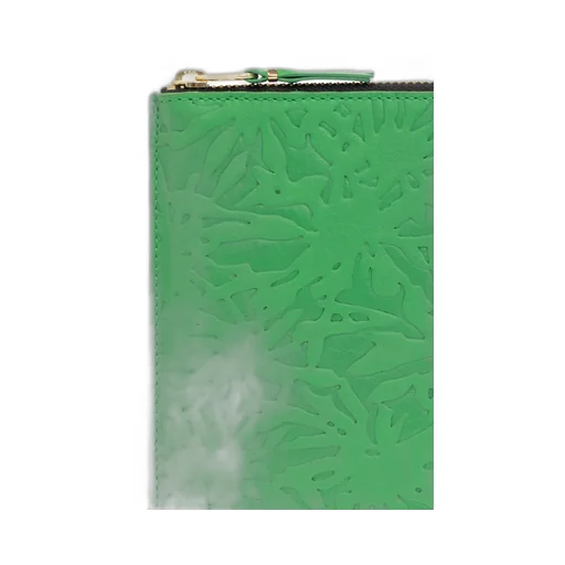 Comme Des GarÇOns Wallet All-Over Embossed Zipped Wallet