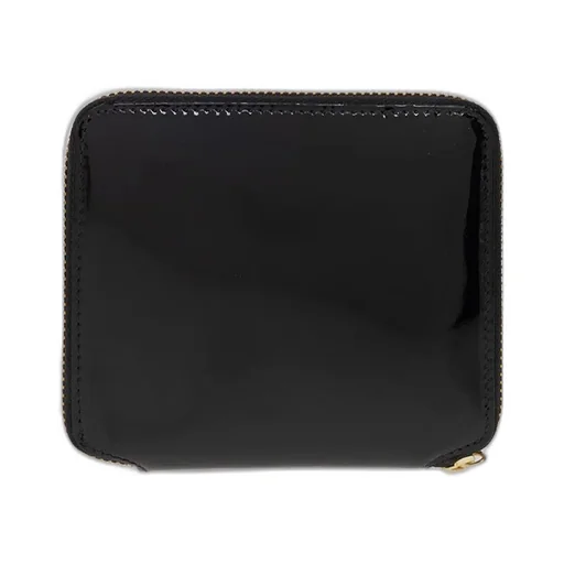 Comme Des GarÇOns Wallet Patent Polka Dot Zipped Wallet