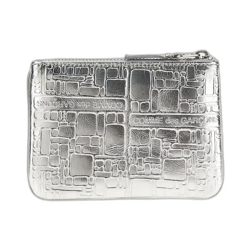 Comme Des GarÇOns Wallet Logo Embossed Zipped Wallet