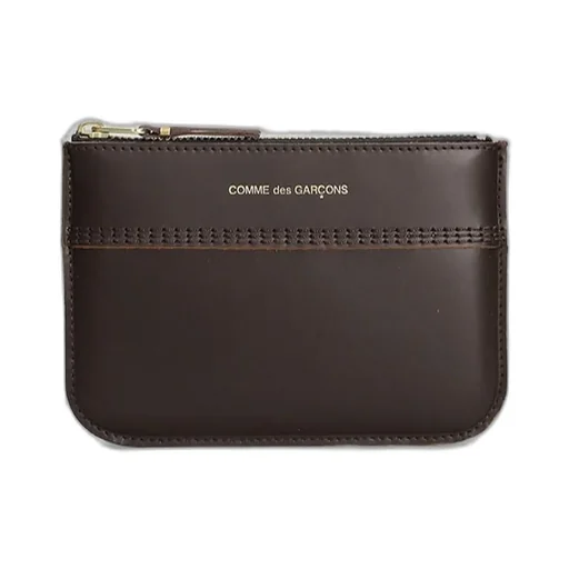Comme Des GarÇOns Wallet Logo Stamp Small Pouch