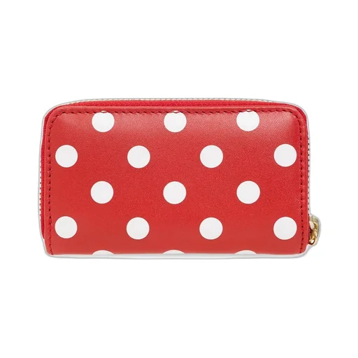 Comme Des GarÇOns Wallet Polka Dot Printed Zipped Wallet