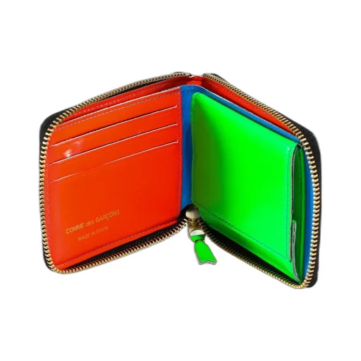 Comme Des GarÇOns Wallet Fluorescent Zip-Around Wallet