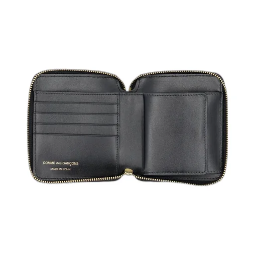 Comme Des GarÇOns Wallet Logo Printed Zipped Wallet